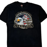 Black Hills Rally 62Nd Annual Sturgis Harley Davidson Graphic T-Shirt - XL Black Cotton