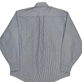 Tommy Hilfiger Striped Shirt - Large Blue Cotton