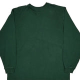 Carhartt Long Sleeve T-Shirt - XL Green Cotton
