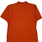 Patagonia Polo Shirt - Medium Orange Cotton