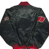 Sports Fubu Spellout Varsity Jacket - 2XL Black Nylon