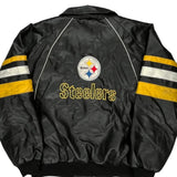 Steelers Nfl Football Leather Jacket - XL Yellow Leather