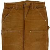 Made In USA Carhartt Double Knee Carpenter Pants - 33W 30L Brown Cotton