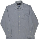 Andrew Polo By Ralph Lauren Shirt - Large Blue Cotton