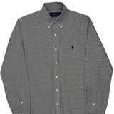Ralph Lauren Checked Shirt - Medium Black & White Cotton