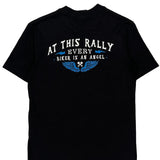 Harley Davidson Graphic T-Shirt - Small Black Cotton
