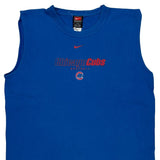 Age 16-18 Nike Chicago Cubs Tank Top - Large Blue Cotton
