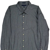Tommy Hilfiger Striped Shirt - 2XL Black Cotton