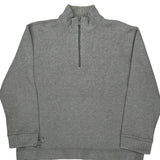 Ralph Lauren 1/4 Zip - Large Gray Cotton