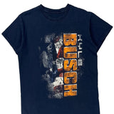 Kyle Busch Nascar T-Shirt - Small Blue Cotton