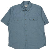 Carhartt Short Sleeve Shirt - XL Blue Cotton
