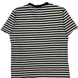 Carhartt Striped T-Shirt - Small Black & White Cotton