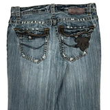 Mer Hip Hop Jeans - 36W 34L Light Wash Denim