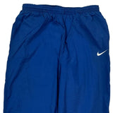 Nike Track Pants - Large Blue Polyester