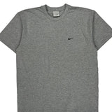 Nike T-Shirt - Large Gray Cotton