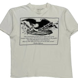 Single Stitch 2Nd Amendment Oneita T-Shirt - Large White Cotton
