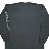 Fubu Graphic Long Sleeve T-Shirt - 2XL Gray Cotton