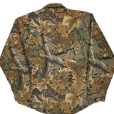 Made In USA Cabelas Flannel Shirt - Large Camo Cotton