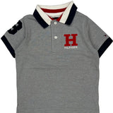 Age 3 Tommy Hilfiger Polo Shirt - 2XS Gray Cotton