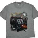 Raiders Lee Sport Nfl T-Shirt - XL Grey Cotton