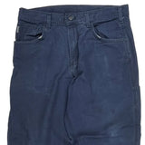 Carhartt Carpenter Pants - 33W 30L Navy Cotton