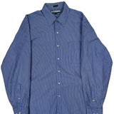 Tommy Hilfiger Striped Shirt - Large Blue Cotton