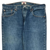 501 Levis Jeans - 36W 34L Blue Cotton