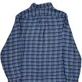 Ralph Lauren Checked Shirt - Large Blue Linen