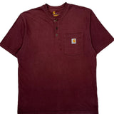 Carhartt Shirt - Medium Burgundy Cotton