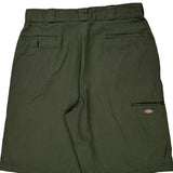 Loose Fit Dickies Shorts - 36W 10L Green Cotton Blend