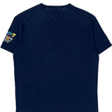 Tommy Jeans Graphic T-Shirt - Large Blue Cotton