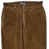 Polo By Ralph Lauren Trousers - 32W 31L Brown Corduroy