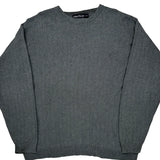 Nautica Sweater - Large Gray Cotton