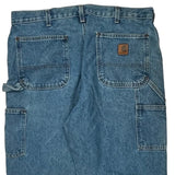 Carhartt Double Knee Carpenter Pants - 36W 30L Blue Denim