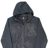 Reebok Fleece Jacket - Large Gray Polyester