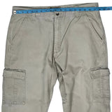 Wrangler Cargo Trousers - 36W 30L Beige Cotton