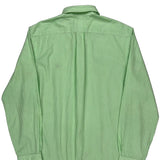 Ralph Lauren Striped Shirt - Large Green Cotton