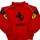 Kids Ferrari Graphic Bomber Jacket - Small Red Polyester