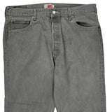 Levis 501 Jeans - 36W 31L Gray Cotton