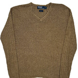 Polo By Ralph Lauren Jumper - XL Brown Silk