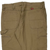 Wrangler Double Knee Carpenter Pants - 38W 30L Khaki Cotton