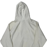 Reverse Weave Champion Hoodie - Large Cream Cotton