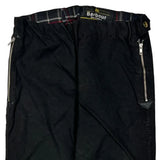 Barbour Double Knee Cargo Pants - 32W 30L Black Cotton