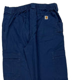 Carhartt Cargo Trousers - 31W 30L Blue Cotton Blend