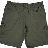Dickies Cargo Shorts - 36W 11L Green Cotton