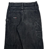 Wrangler Carpenter Pants - 26W US 4 Black Cotton