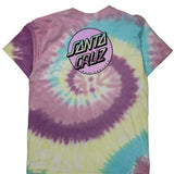 Santa Cruz Tie-Dye T-Shirt - Large Multicoloured Cotton
