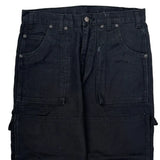 Dickies Double Knee Carpenter Pants - 33W 29L Black Cotton