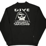 Lake Erie'S Graveyard Fruit Of The Loom Graphic Sweatshirt - XL Black Cotton Blend