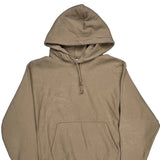 Reverse Weave Champion Hoodie - Large Beige Cotton